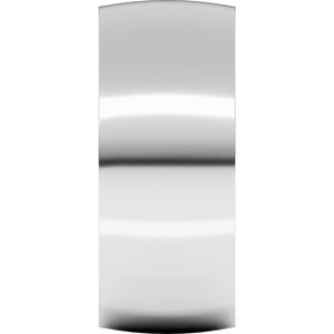 18K Yellow Or White Or Rose Gold Ultra-Lightweight Comfort-Fit Half Round Band