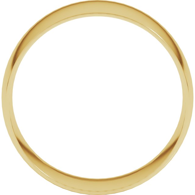 14K Yellow Or White Or Rose Gold Or Sterling Silver Or Platinum Ultra-Lightweight Comfort Fit Band