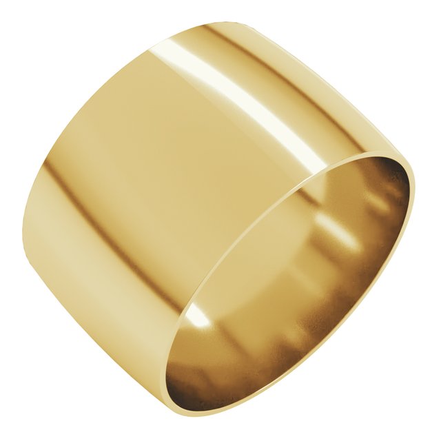 14K Yellow Or White Or Rose Gold Or Sterling Silver Or Platinum Ultra-Lightweight Comfort Fit Band