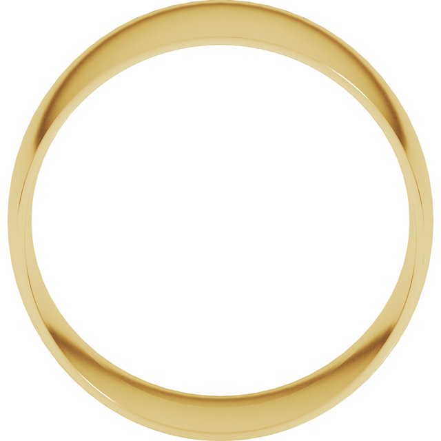 14K Yellow Or White Or Rose Gold Or Sterling Silver Or Platinum Ultra-Lightweight Comfort Fit Band