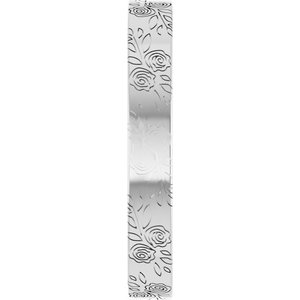 14k Yellow Or White Or Rose Gold Floral Flat Band