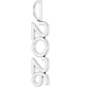 Sterling Silver Polished Vertical Pendant