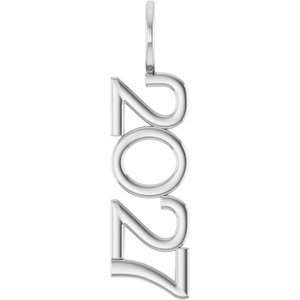 Sterling Silver Polished Vertical Pendant