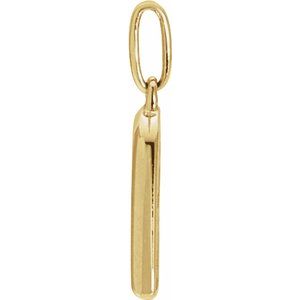 14K Yellow Gold Round 1.3Mm G-H I1 1/4 Ctw Natural Diamond Heart Pendant