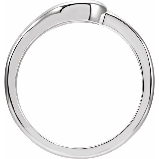 Sterling Silver Polished Wrap Ring, Size 7