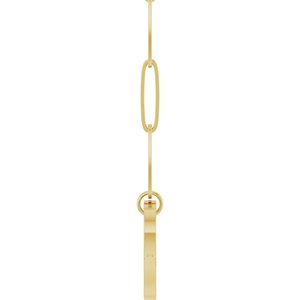 14K Yellow Gold 14.6 X 13 Mm 18 In Polished Heart Charm Necklace