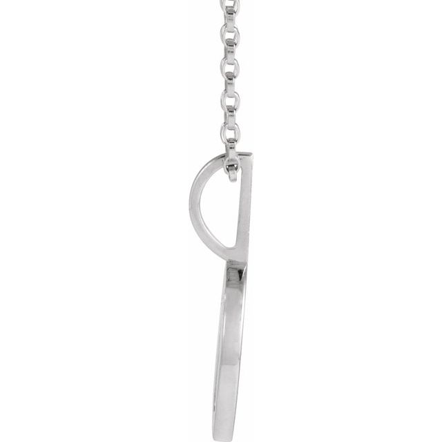 Sterling Silver Round 1.2Mm I1, G-H 18 In Polished .03 Ctw Natural Diamond Mama Bear Necklace