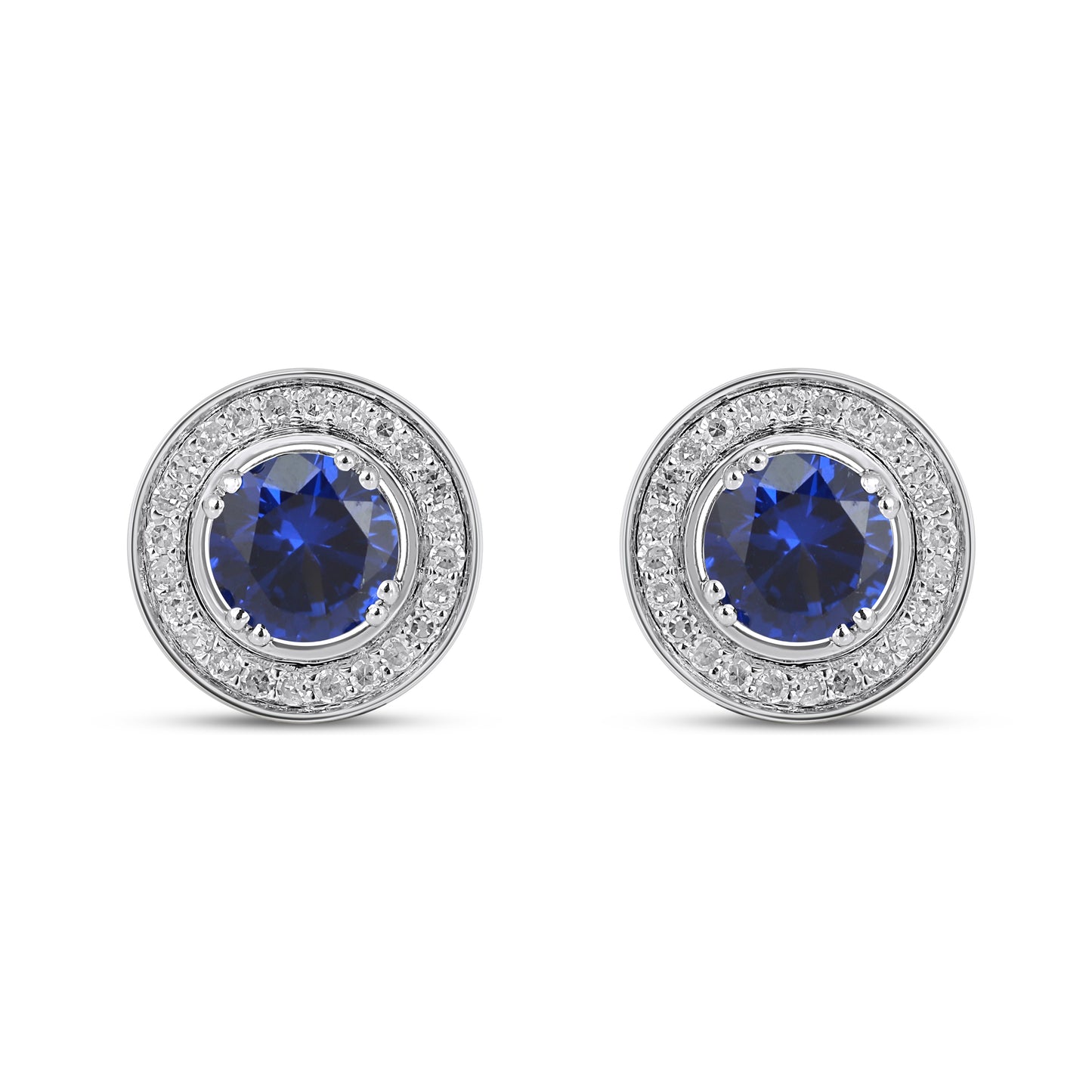 10K Yellow Or White Gold Diamond  Earring