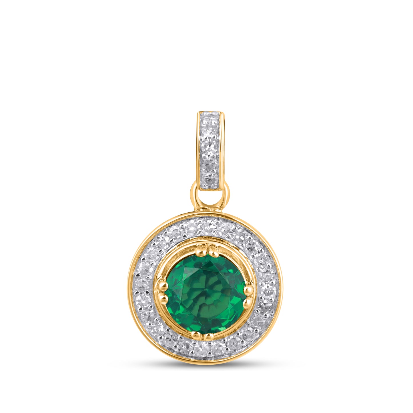 10K Yellow Or White Gold 0.11-0.12 Cttw Diamond Pendant