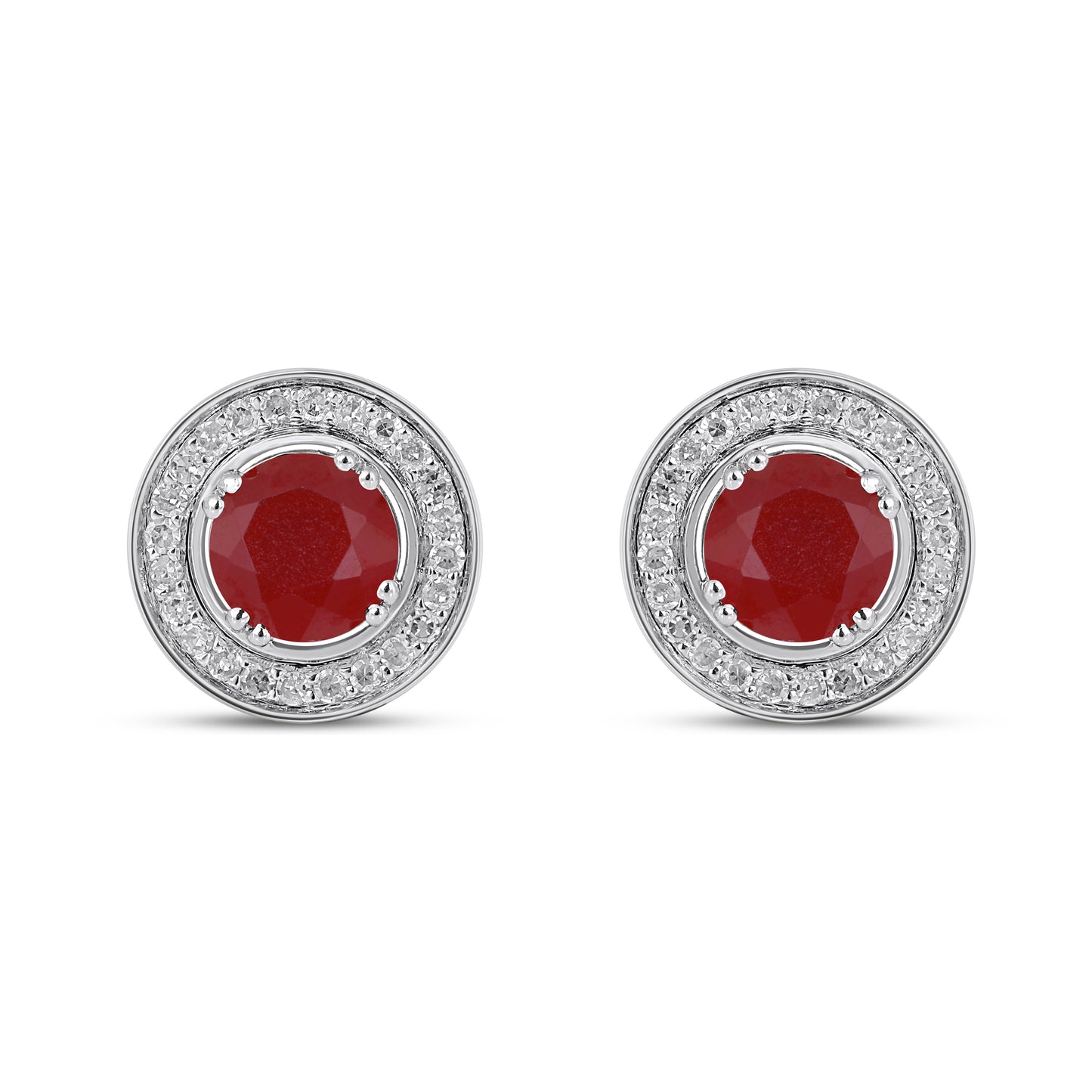 10K Yellow Or White Gold Diamond  Earring
