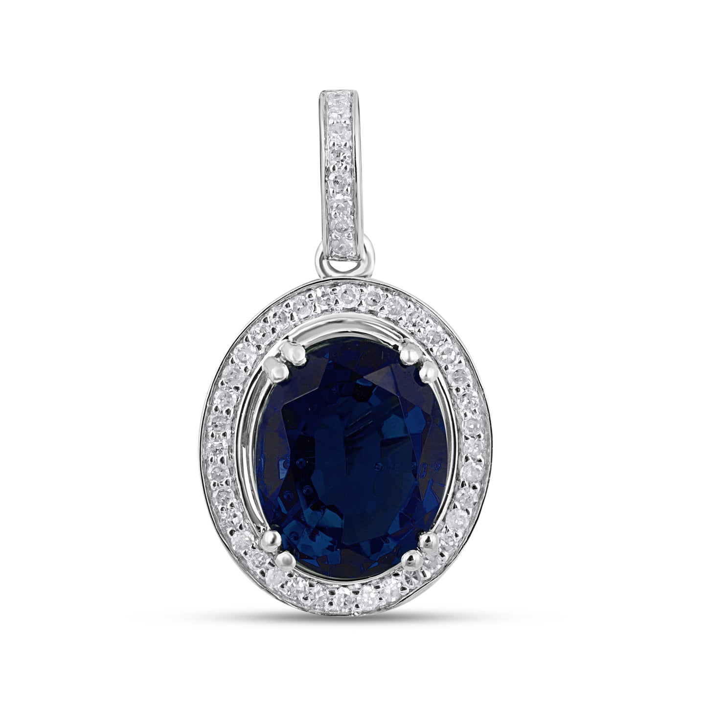 10K Yellow Or White Gold  0.17-0.18 Cttw Diamond Pendant