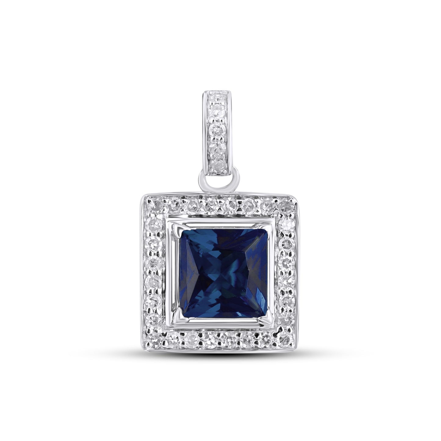 10K Yellow Or White Gold  0.13 Cttw Diamond Pendant