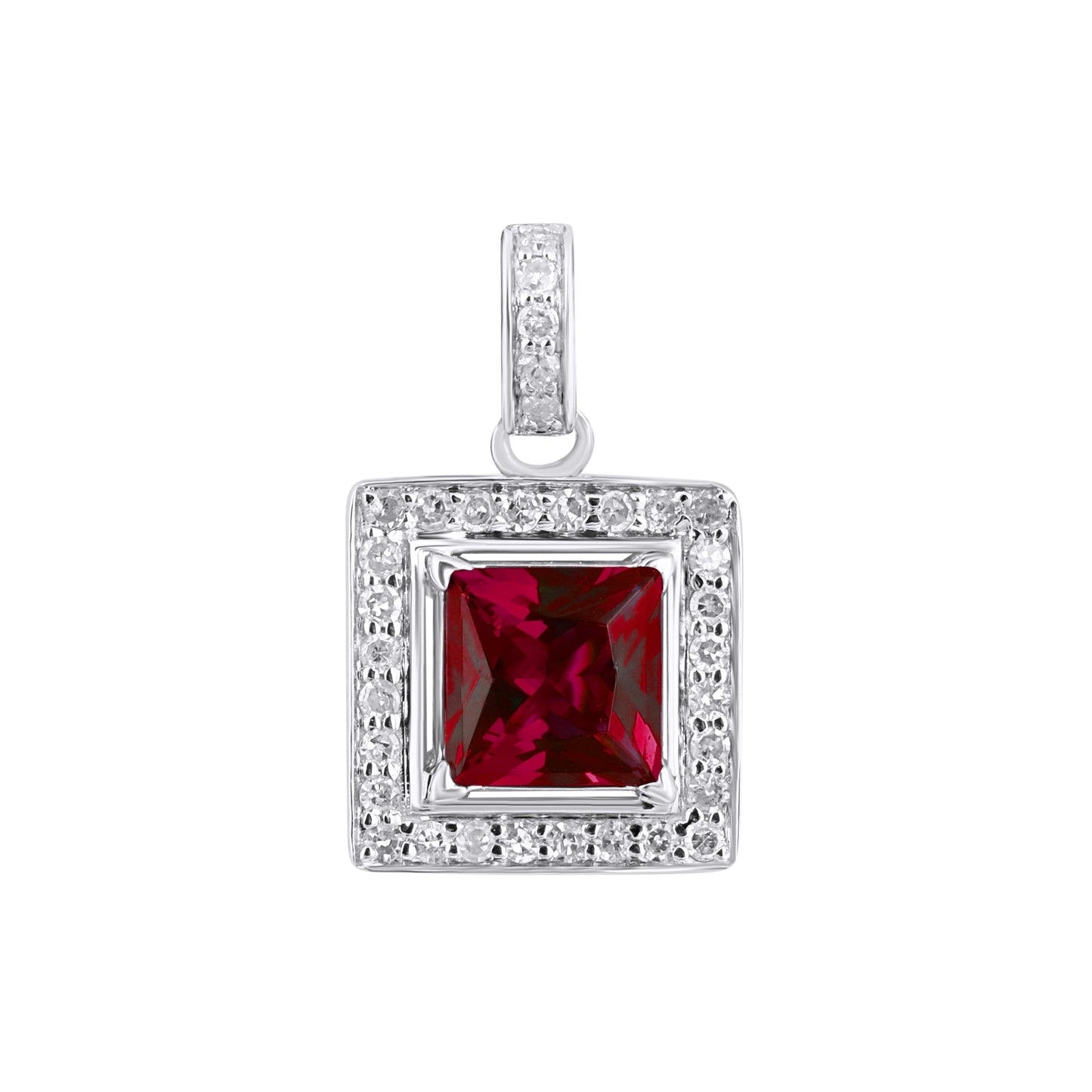 10K Yellow Or White Gold  0.13 Cttw Diamond Pendant