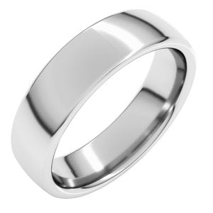 18K Yellow Or White Or Rose Gold Comfort-Fit European-Style Band