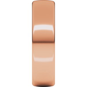 18K Yellow Or White Or Rose Gold Comfort-Fit European-Style Band
