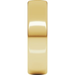 18K Yellow Or White Or Rose Gold Comfort-Fit European-Style Band