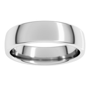 18K Yellow Or White Or Rose Gold Comfort-Fit European-Style Band