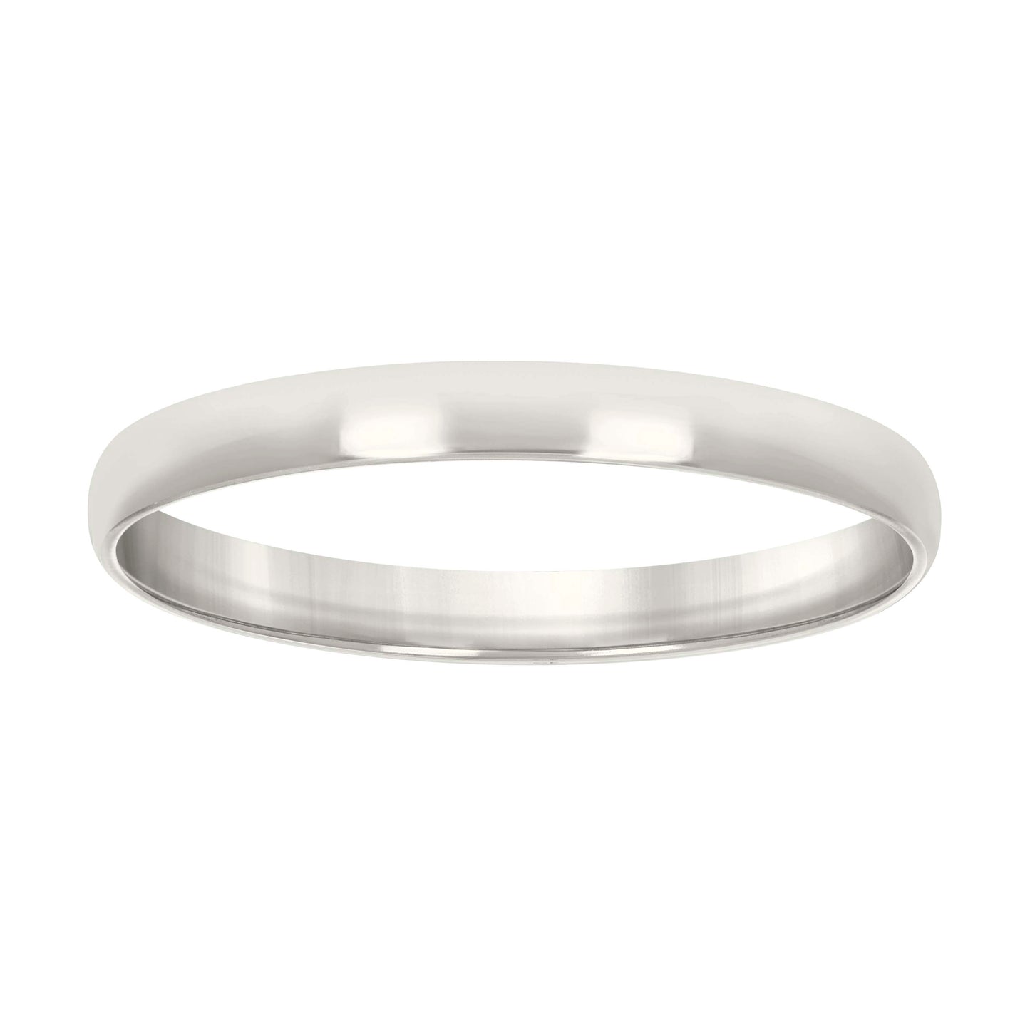 Sterling Silver Women's Comfort Fit Bridal Anniversary Engagement Wedding Band Ring