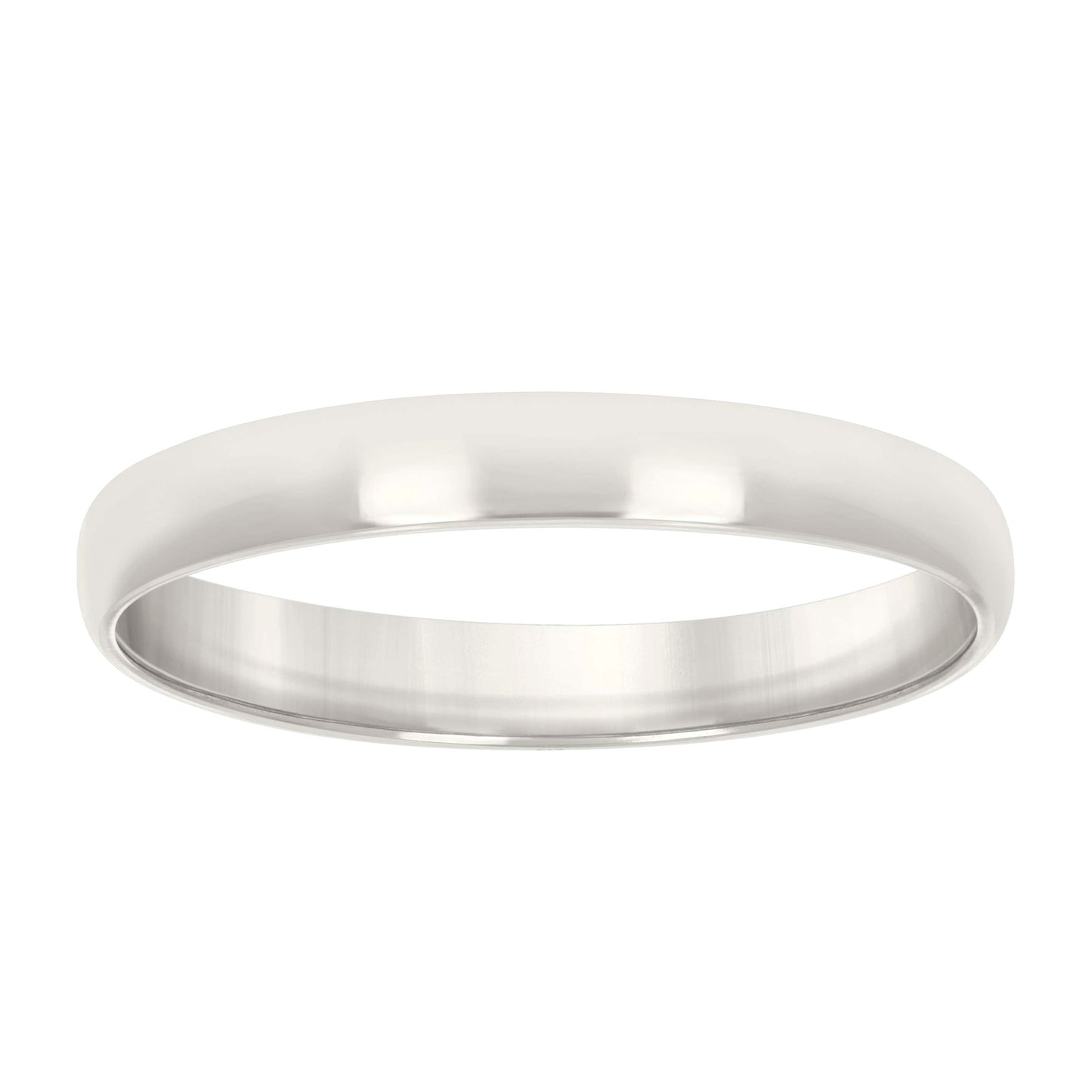 Sterling Silver Women's Comfort Fit Bridal Anniversary Engagement Wedding Band Ring