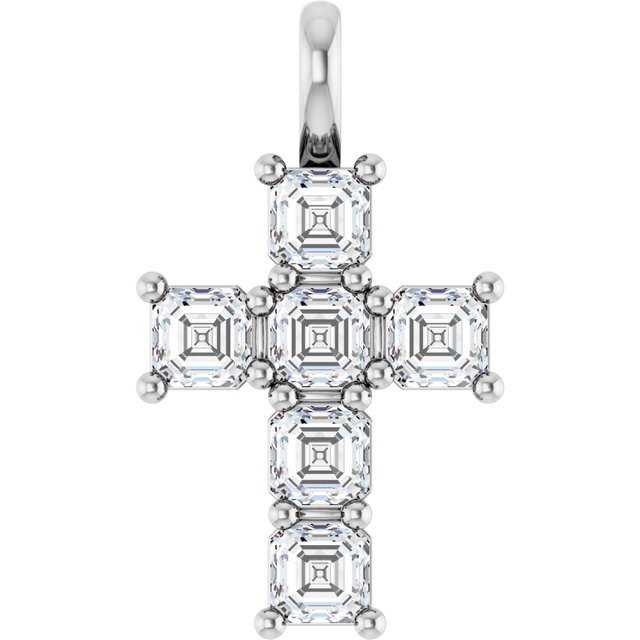 14K Yellow Or White Gold Vs, F+ Polished Lab-Grown Diamond Pendant