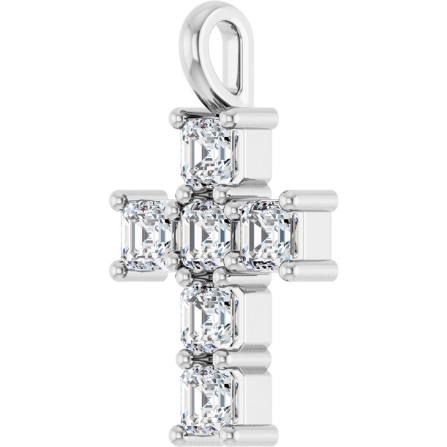 14K Yellow Or White Gold Vs, F+ Polished Lab-Grown Diamond Pendant