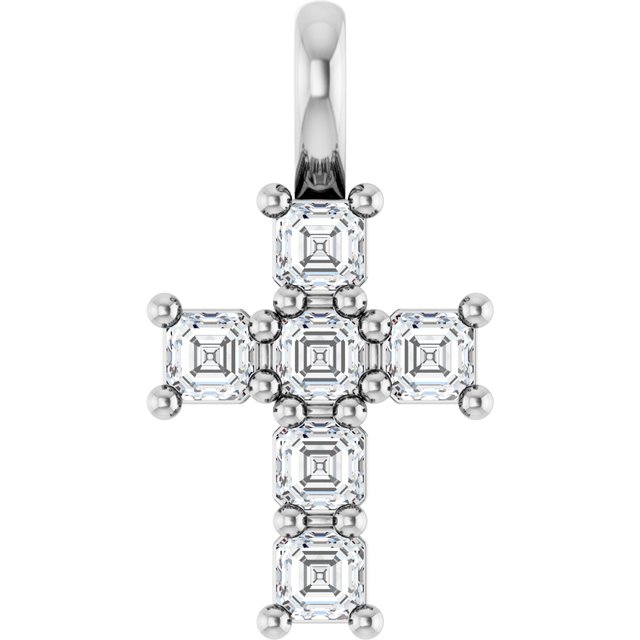 14K Yellow Or White Gold Vs, F+ Polished Lab-Grown Diamond Pendant