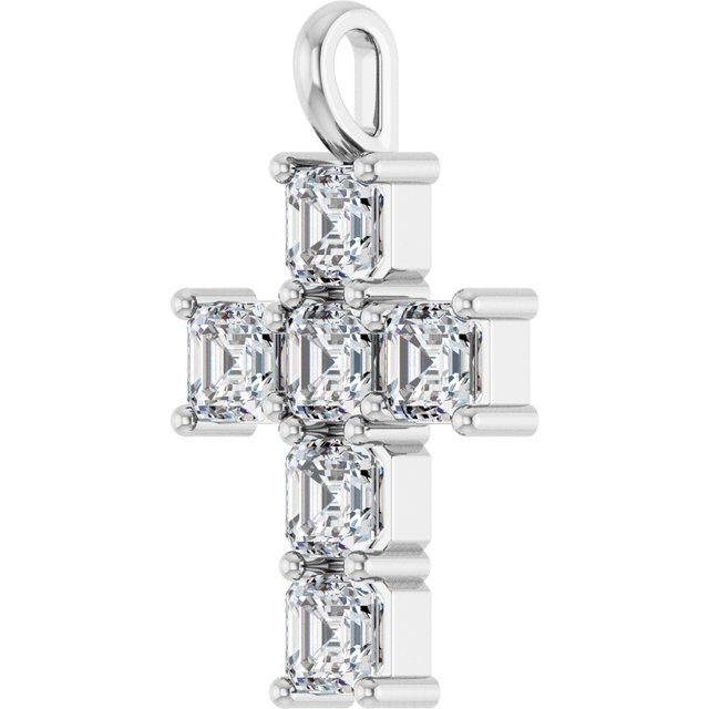 14K Yellow Or White Gold Vs, F+ Polished Lab-Grown Diamond Pendant