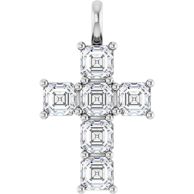 14K Yellow Or White Gold Vs, F+ Polished Lab-Grown Diamond Pendant