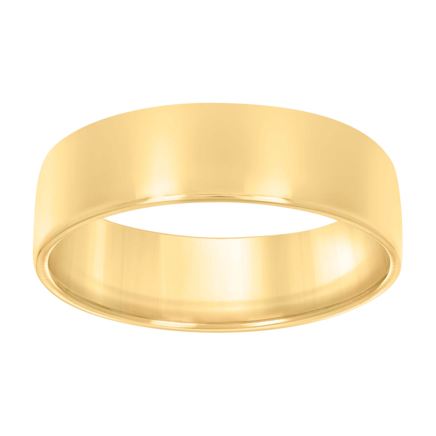 Sterling Silver Yellow-Tone Womens Comfort Fit Bridal Anniversary Engagement Wedding Band Ring