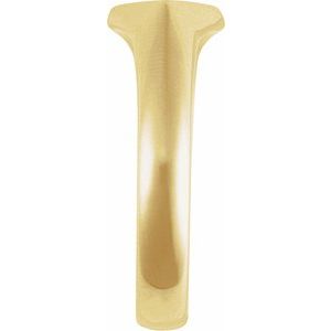 14K Yellow Gold Geometric 8.9 X 13.3 Mm Brush Polished Geometric Signet Ring Size 10
