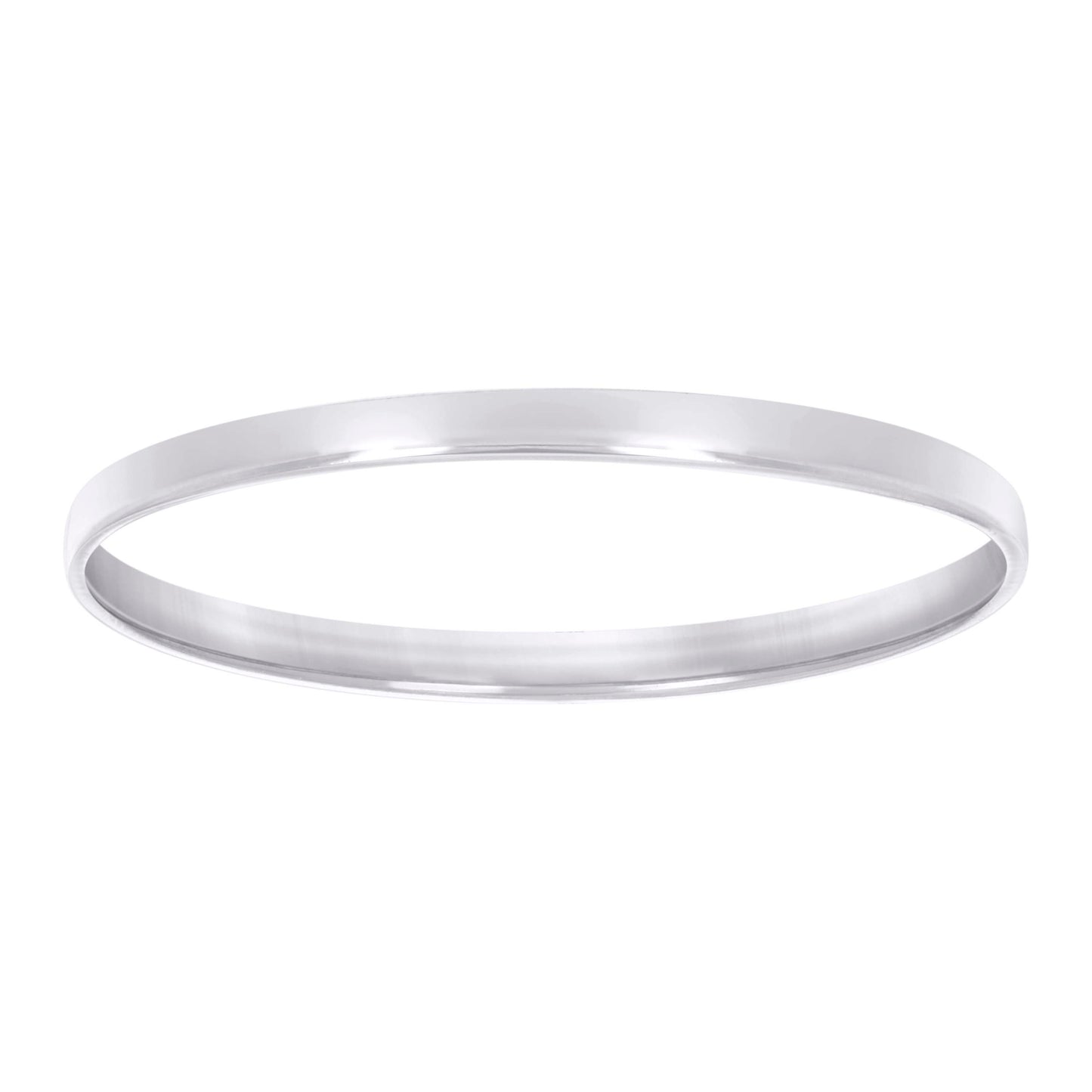Sterling Silver Rhodium Plated Womens Comfort Fit Bridal Anniversary Engagement Wedding Band Ring