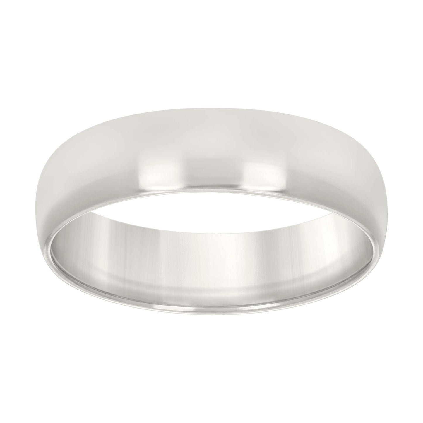 Sterling Silver Women's Comfort Fit Bridal Anniversary Engagement Wedding Band Ring