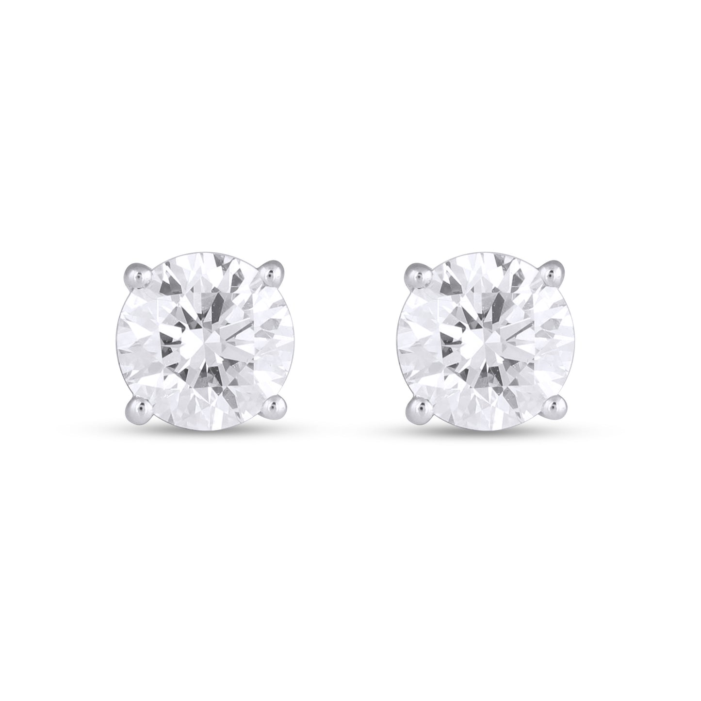 10K Yellow Or White Gold Lab Grown Diamond Earring