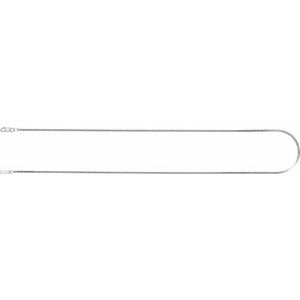 Sterling Silver Lobster Clasp Serpentine Chain, Length: 20 In, Width: 1.7 Mm
