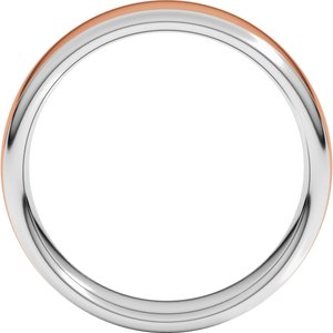 14K Yellow Or White Or Rose Gold Comfort-Fit European-Style Band