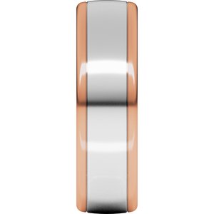 14K Yellow Or White Or Rose Gold Comfort-Fit European-Style Band