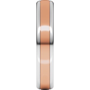 14K Yellow Or White Or Rose Gold Comfort-Fit European-Style Band