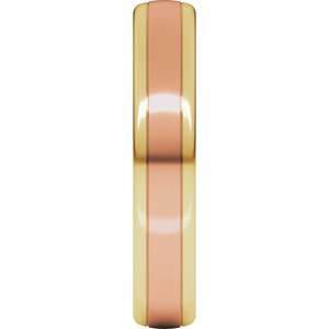 14K Yellow Or White Or Rose Gold Comfort-Fit European-Style Band