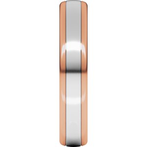 14K Yellow Or White Or Rose Gold Comfort-Fit European-Style Band