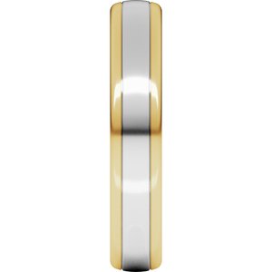 14K Yellow Or White Or Rose Gold Comfort-Fit European-Style Band