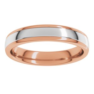 14K Yellow Or White Or Rose Gold Comfort-Fit European-Style Band