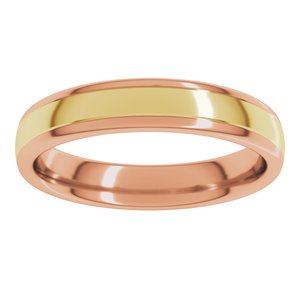14K Yellow Or White Or Rose Gold Comfort-Fit European-Style Band