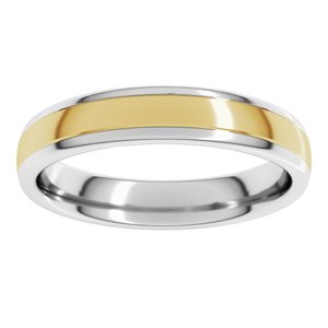 14K Yellow Or White Or Rose Gold Comfort-Fit European-Style Band