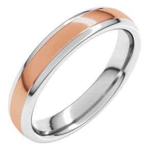 14K Yellow Or White Or Rose Gold Comfort-Fit European-Style Band