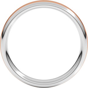 14K Yellow Or White Or Rose Gold Comfort-Fit European-Style Band