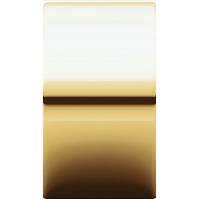 14K Yellow Or White Gold Standard Weight Flat Comfort Fit Band