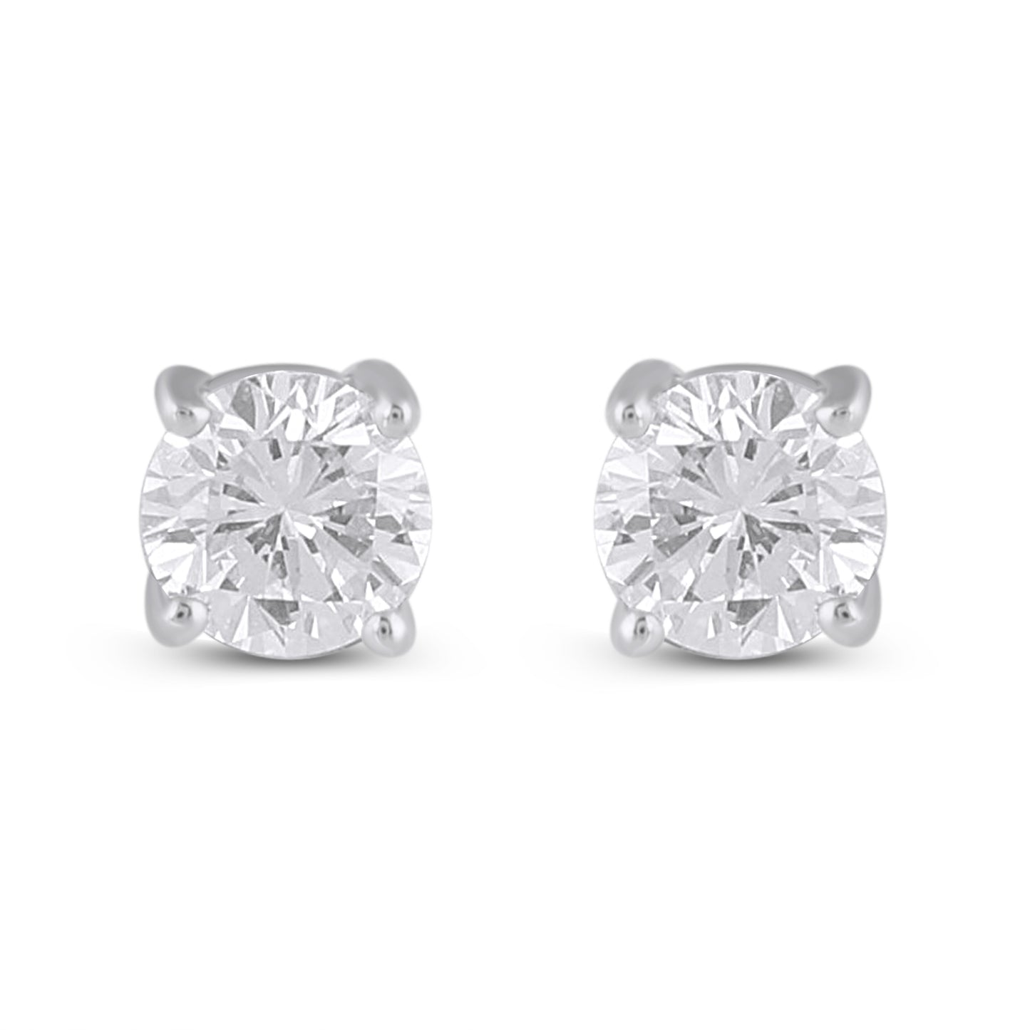 14K Yellow Or White Gold Lab Grown Diamond Earring