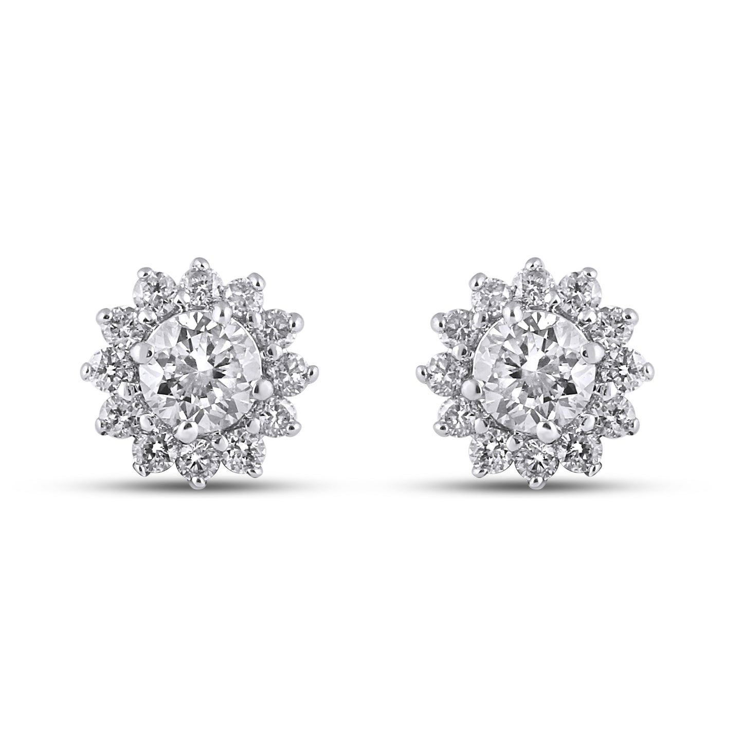 14K Yellow Or White Gold Lab Grown Diamond Earring