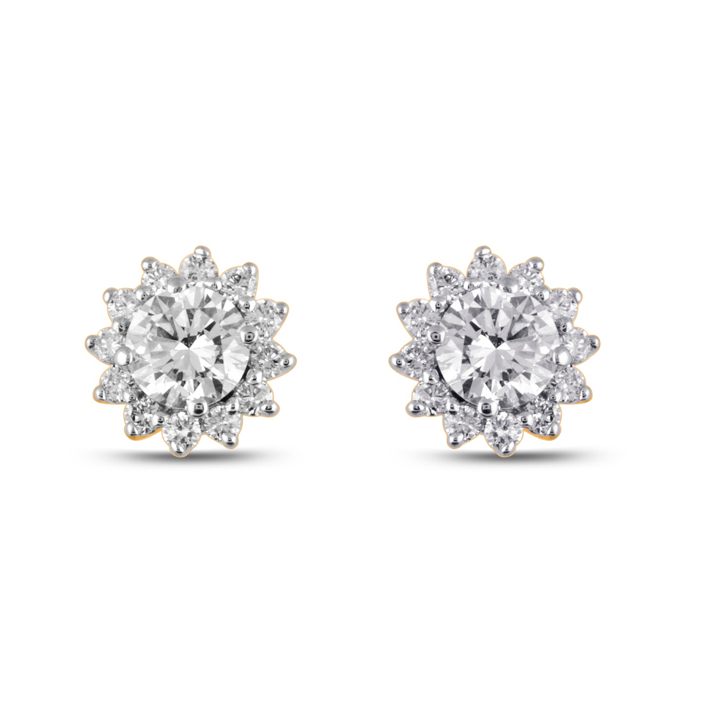 14K Yellow Or White Gold 0.76-0.83 Cttw Lab Grown Diamond Earring