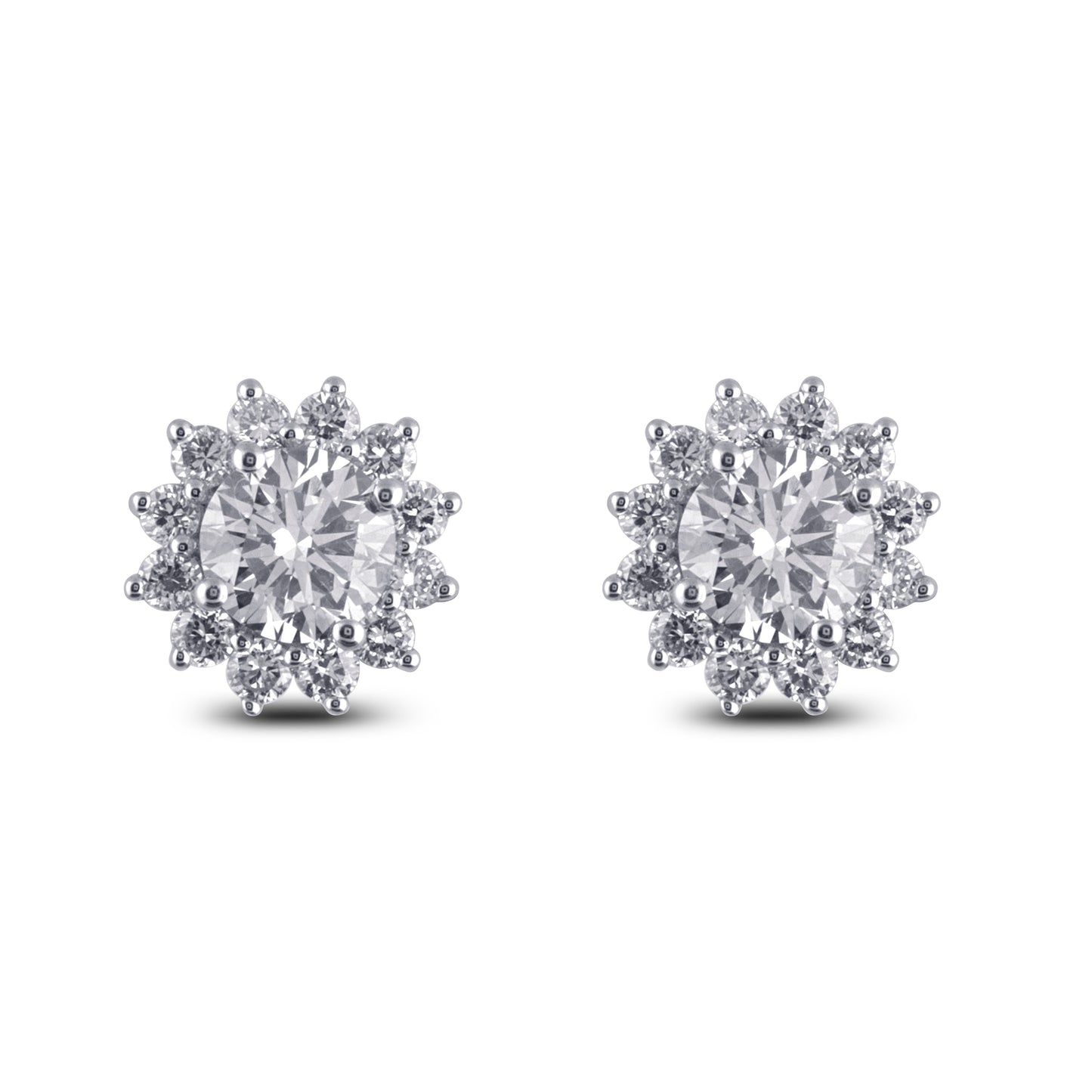 14K Yellow Or White Gold 1.02-1.07 Cttw Lab Grown Diamond Earring